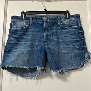 Joe's Jeans Distressed Blue Jean Shorts